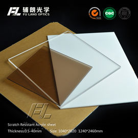 China Funcionamiento reflexivo anti de capa duro de la hoja de acrílico del ESD PMMA, buena resistencia de impacto proveedor